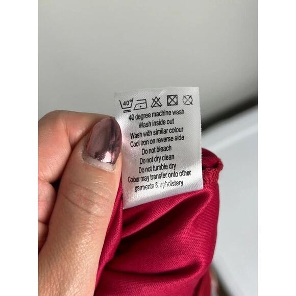 Parisian Floral Print Sleeveless Romper Red Size8 Summer Lightweight Women’s - Picture 9 of 10